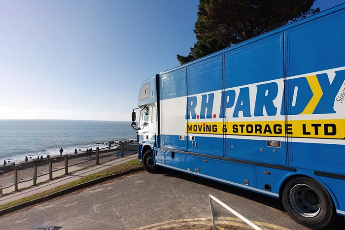Bournemouth Removals Company R.H. Pardy Truck moving house